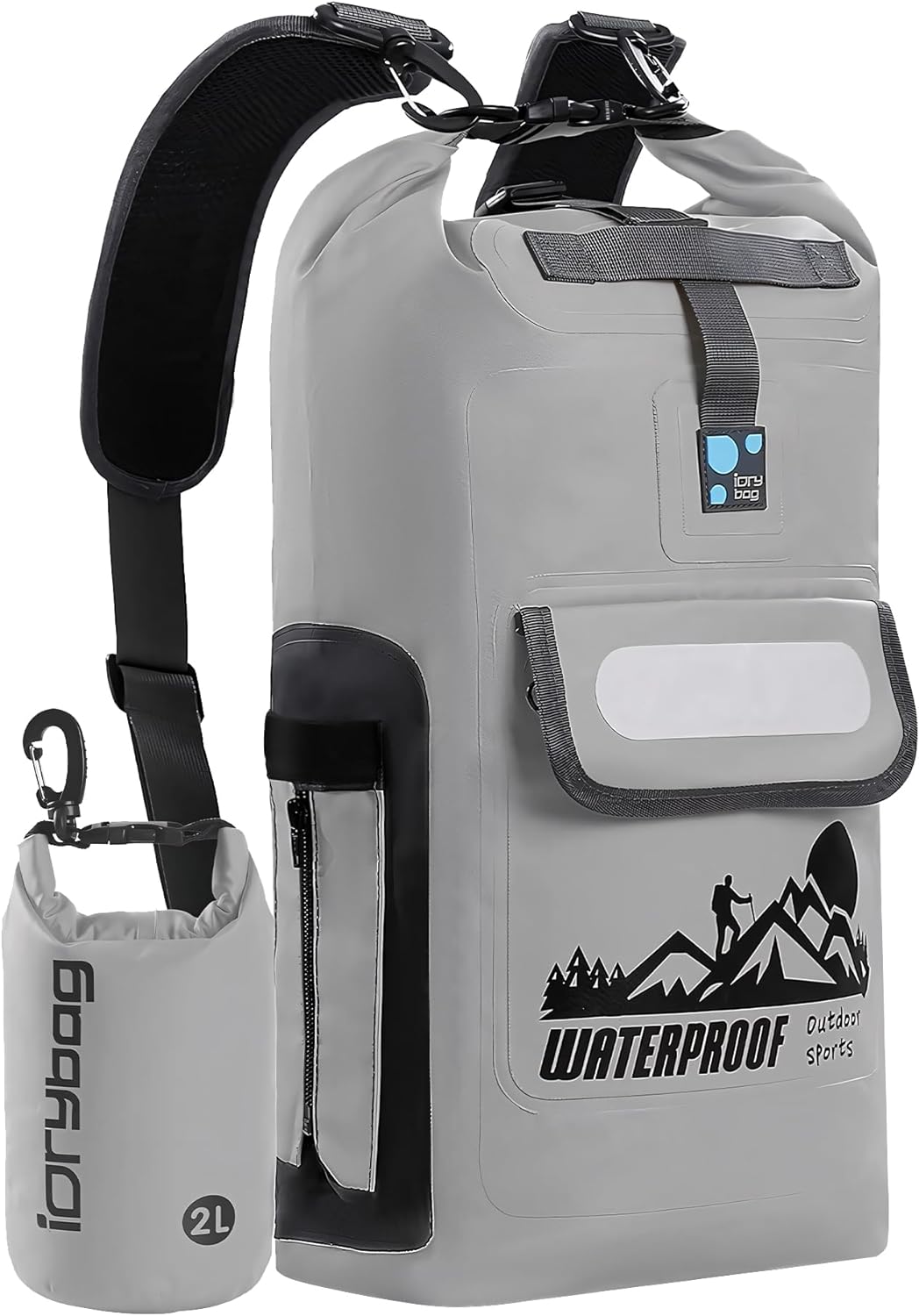 IDRYBAG Dry Bag Backpack, Special Waterproof Floating Backpack 20L/30L/40L, Uniq...