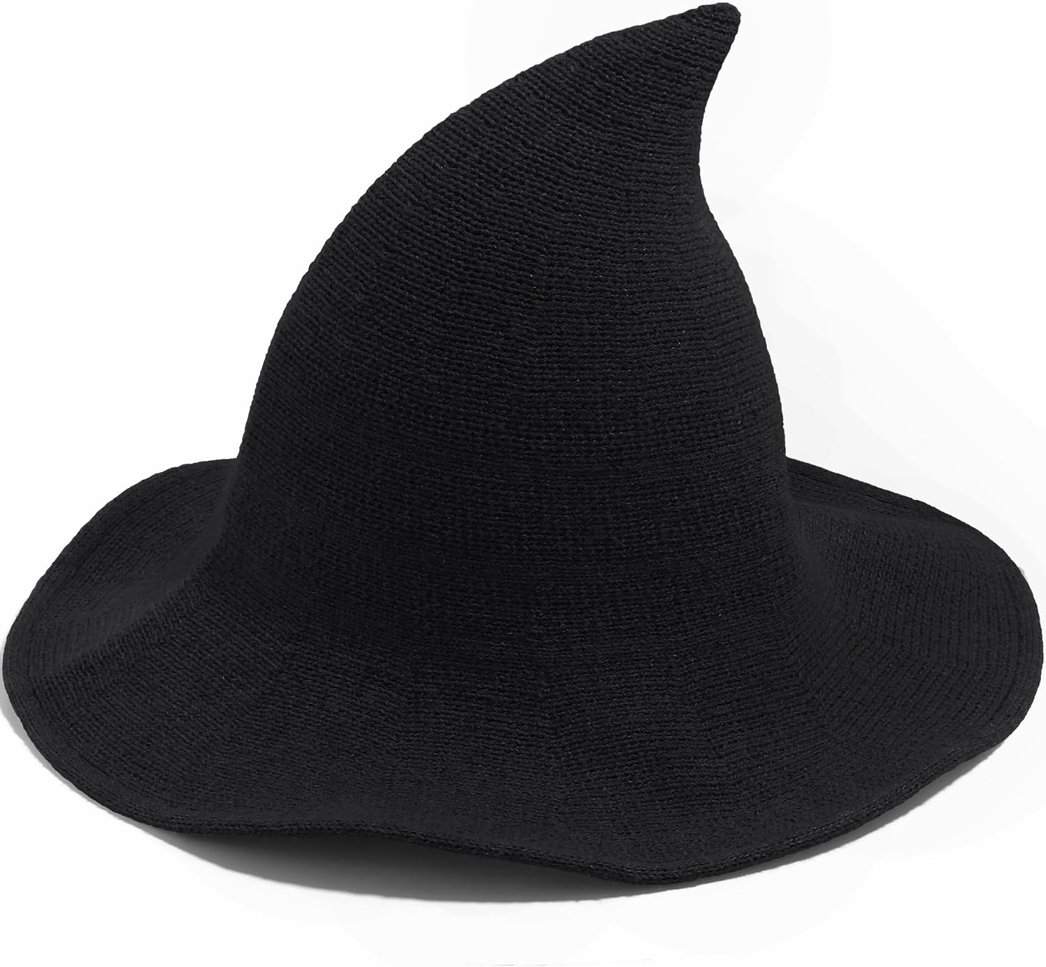 Halloween Witch Hat for Women, Special Wide Brim Foldable Halloween Wool Hat, In...