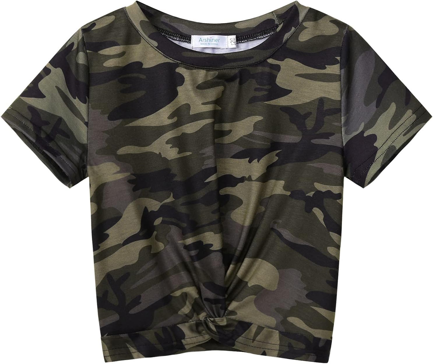 Arshiner Girls Casual T-Shirt, Special Tie Dye Short-Sleeve Shirt, Cute Print Su...