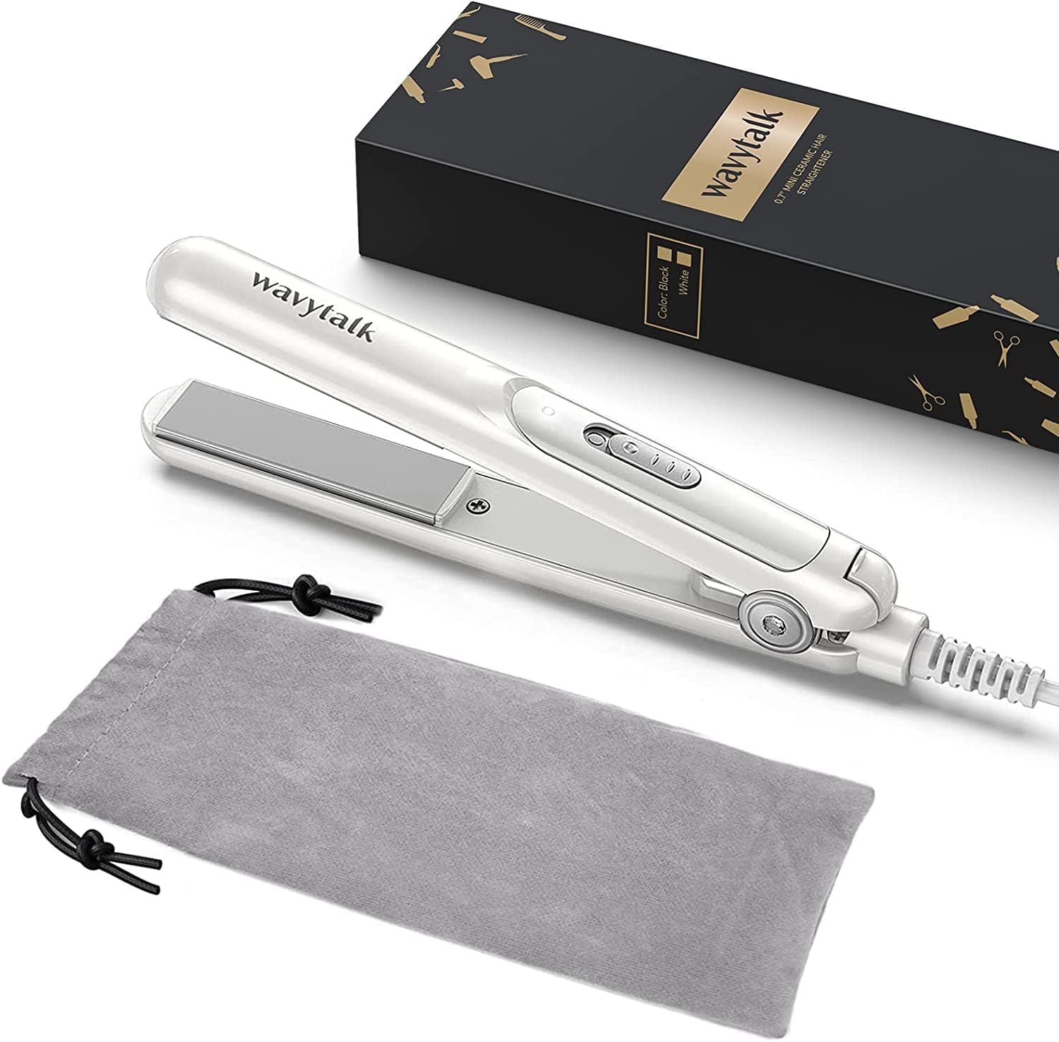 Wavytalk Mini Hair Straightener for Short Hair, Small Straighteners Travel Size...