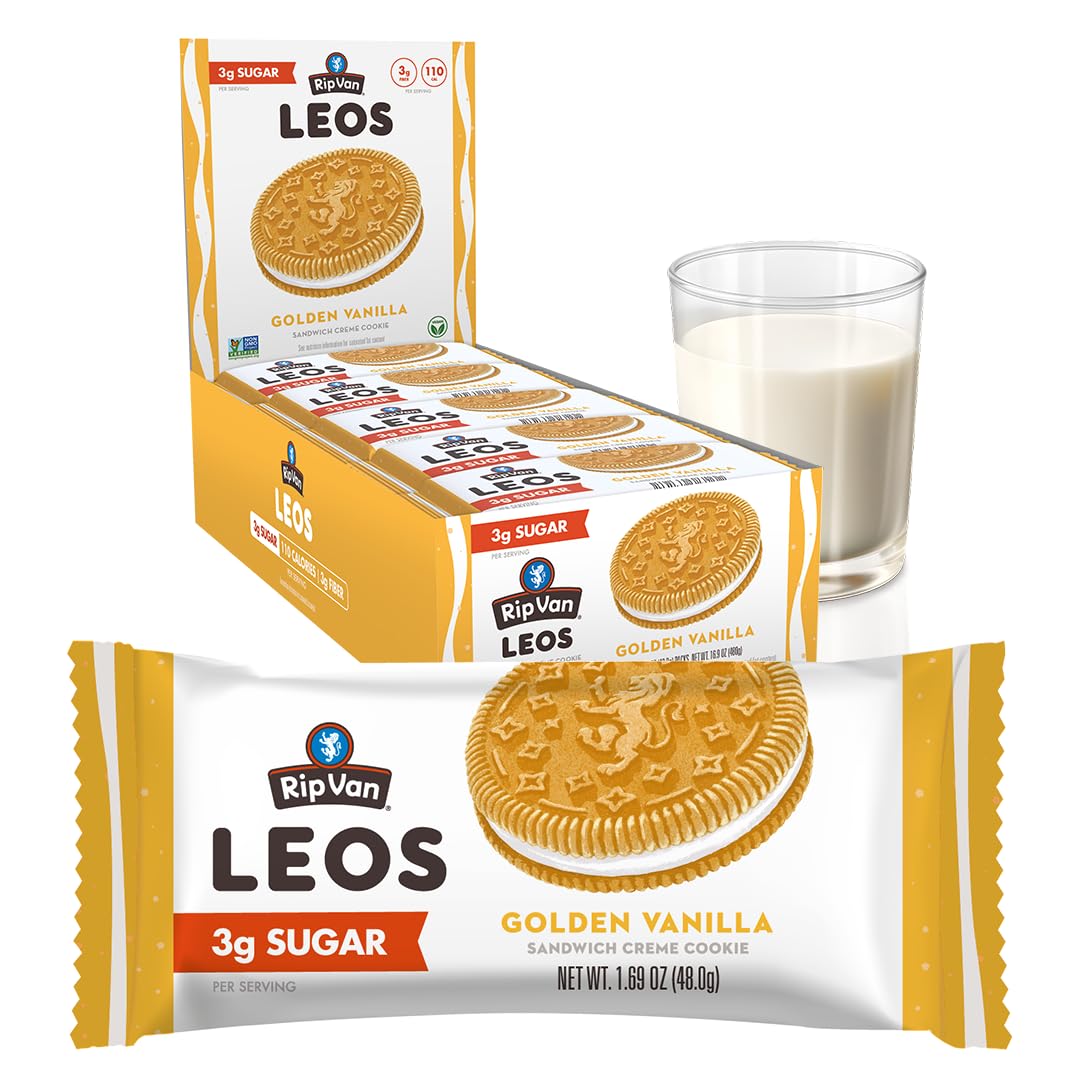 Rip Van LEOs - Golden Vanilla Sandwich Cookies - L...