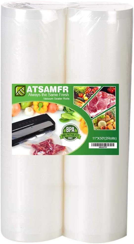 11x50 Rolls Vacuum Sealer, Special Vacuum Sealer Bags Rolls BPA Free, Innovative...