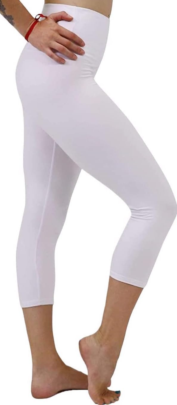 High Waist 4 Way Stretch Yoga Workout Ankle Length No See-Through Soft Squat Pro...