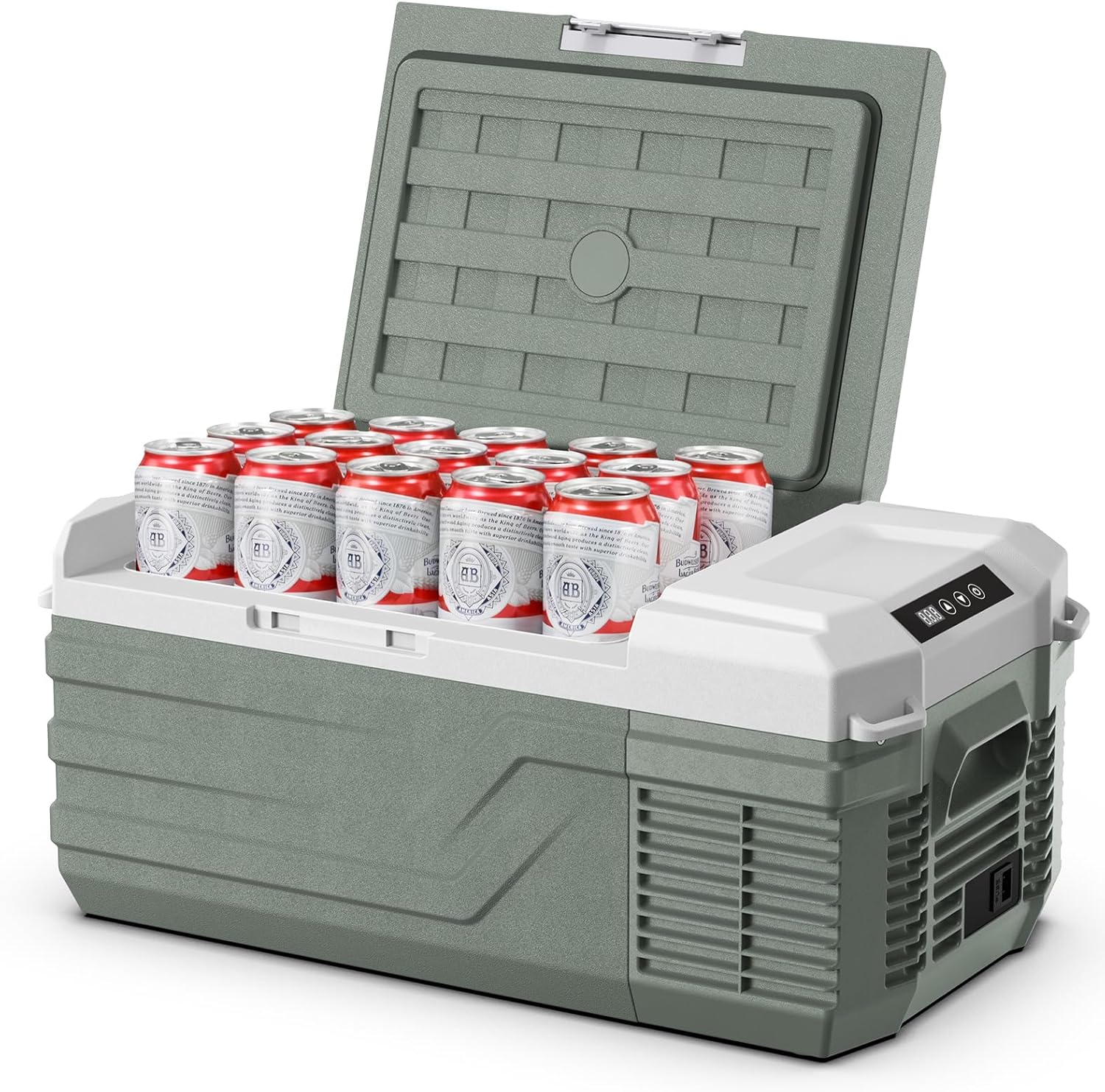 Alpicool 12 Volt Refrigerator Small Car Refrigerator (-4℉-68℉) 16 Quart Portable...