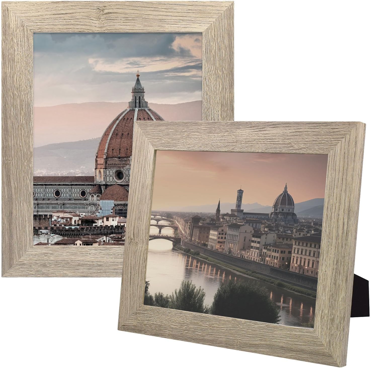 Golden State Art Picture Frame, Special 8x10 Picture Frame With Country Wood Gra...