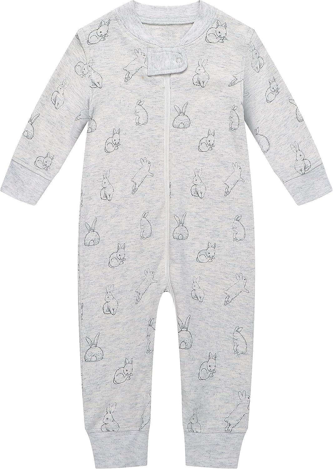 Owlivia Organic Cotton Baby Outfit, Special Baby Boy Girl Zip up Sleep N Play, O...