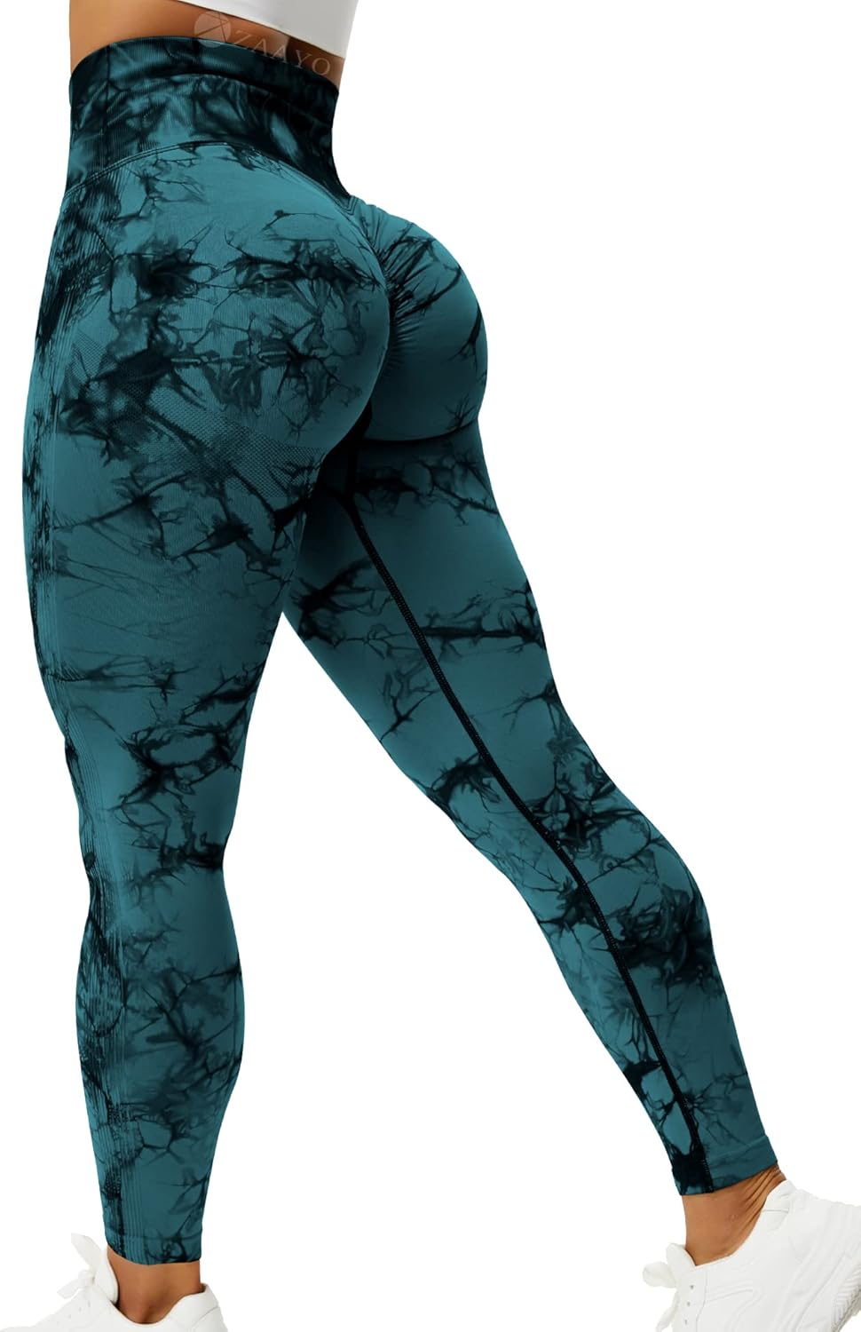 ZAAYO Sport Leggings, Special High Waist Gym Leggings, Innovative Seamless Scrun...