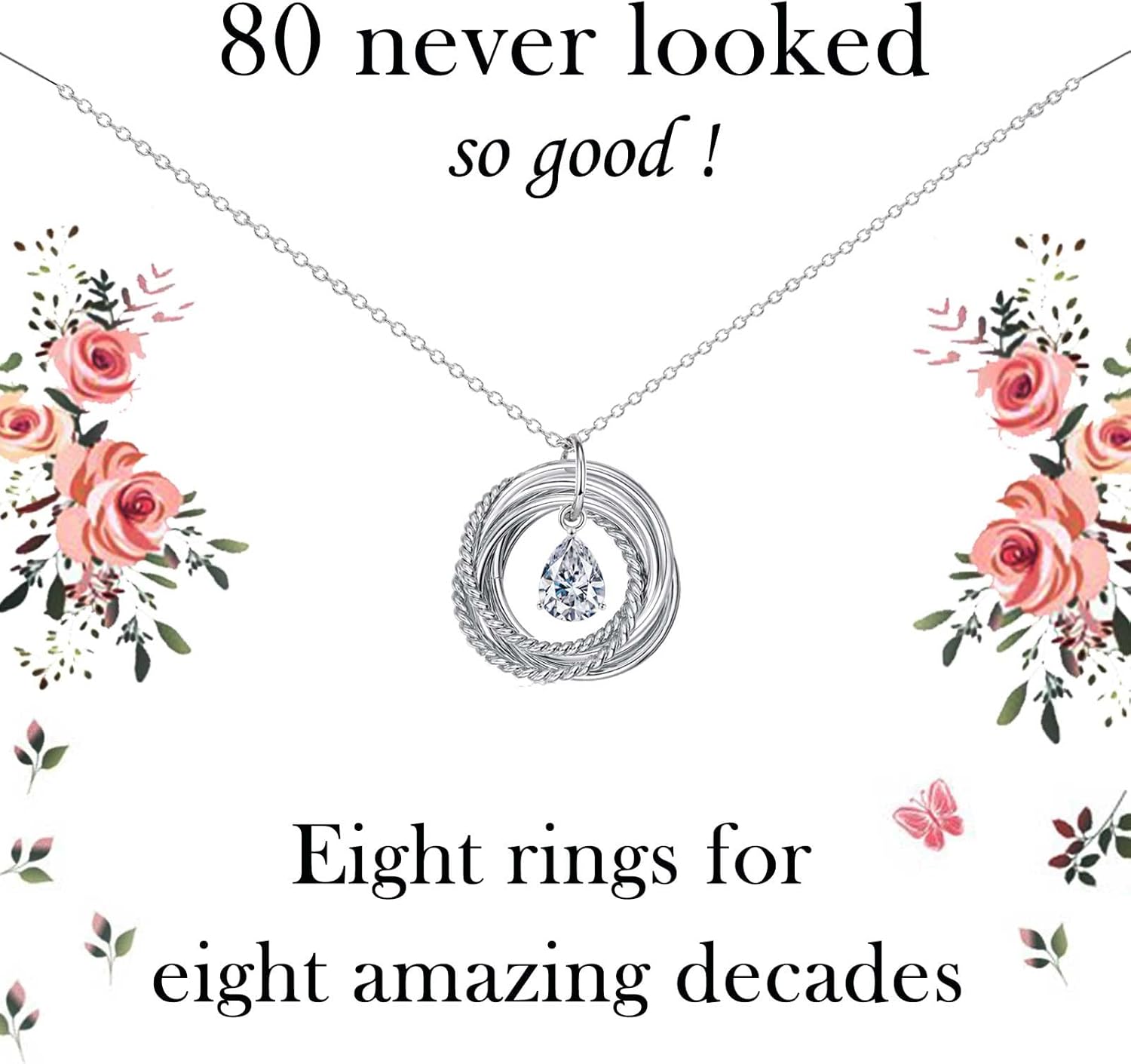 VOSAP 30th 40th 50th 60th 70th Birthday Gifts for Women, Best Friend Birthday Gi...