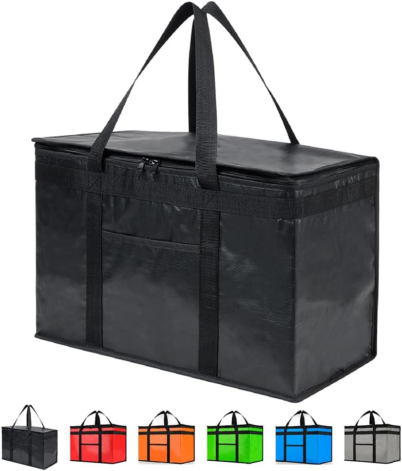 NZ home PRO Durable Insulated Cooler Bag (42L, XXL, 1 Pack) for Food Delivery &...