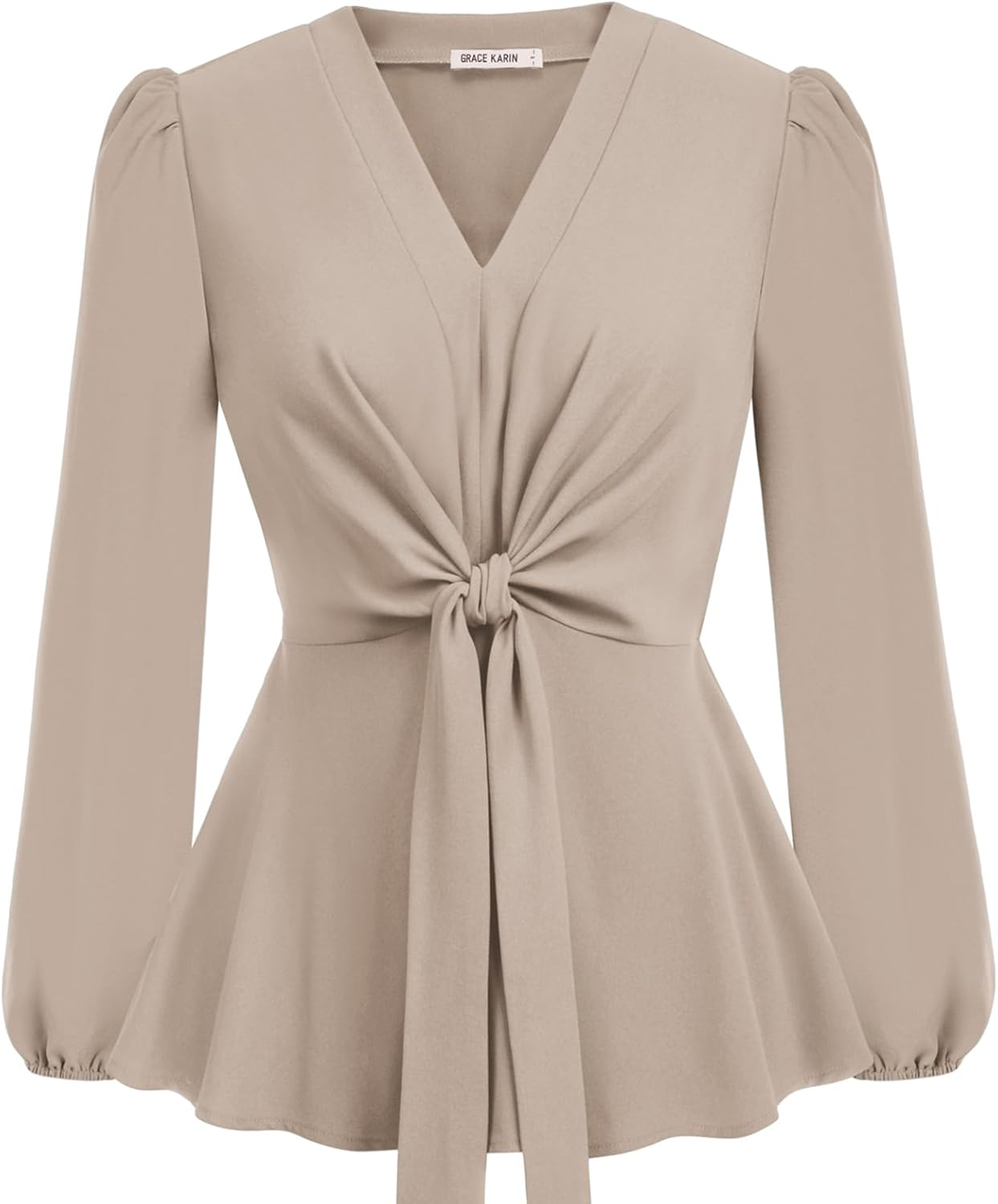 Grace Karin Women's Tops, Special Peplum Tops with Elegant Design, Innovative V...