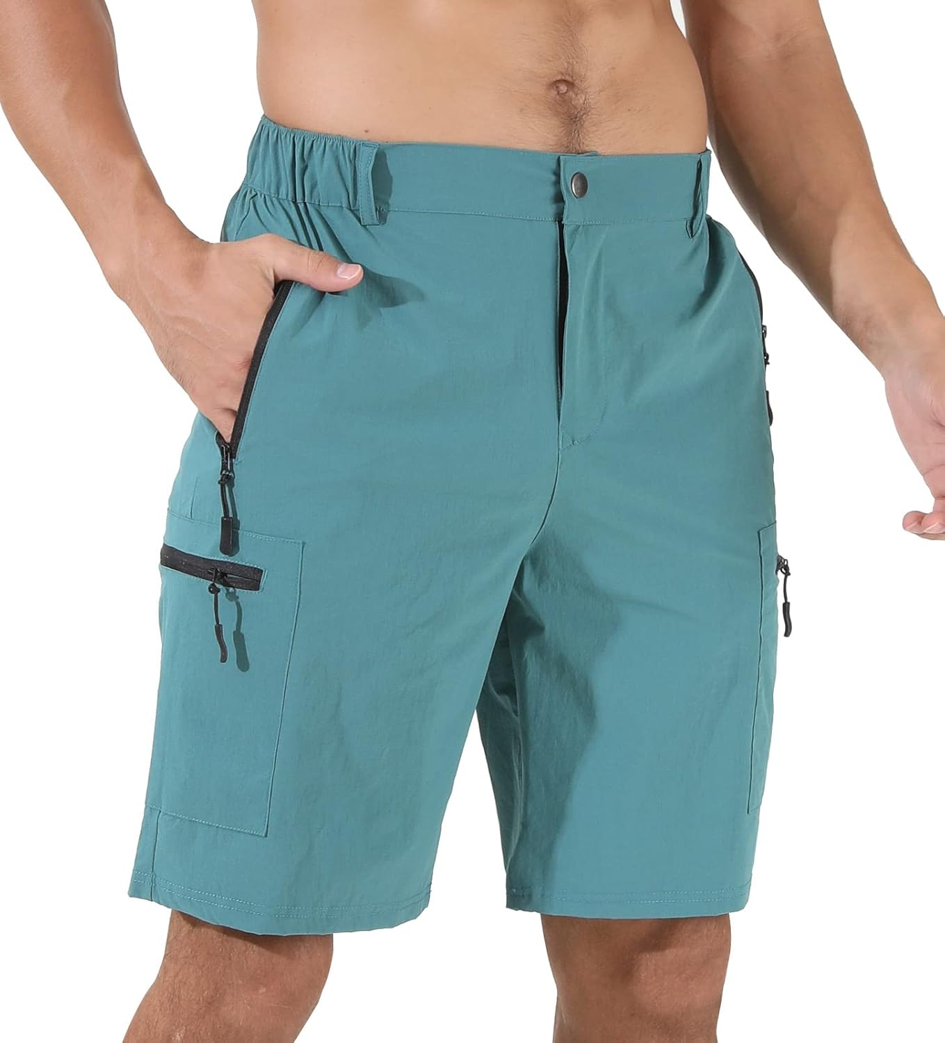 Suwangi Mens Hiking Cargo Shorts, Special Quick-Dry Outdoor Athletic Short, Inno...