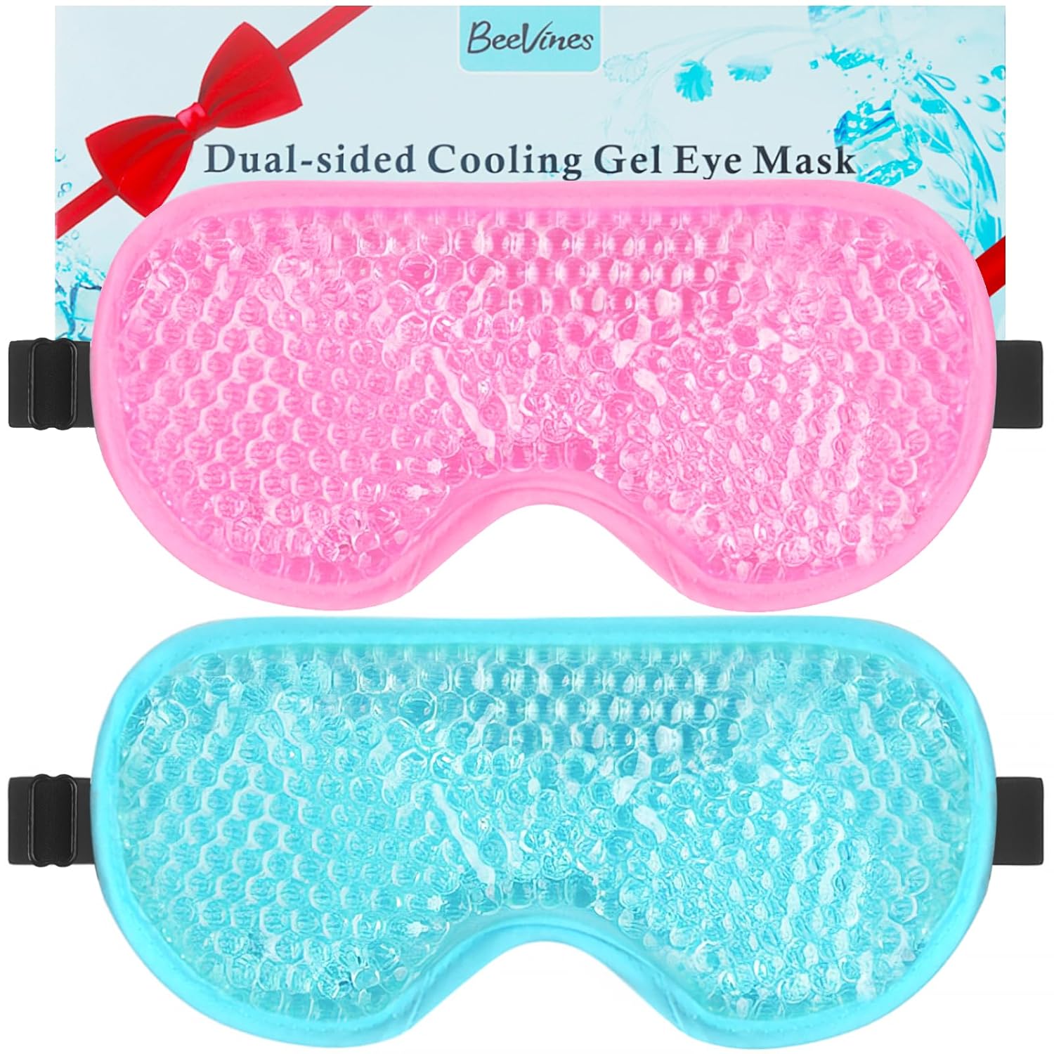 BeeVines Gel Eye Mask, Special Cooling Ice Masks for Puffy Eyes, Innovative Eye...