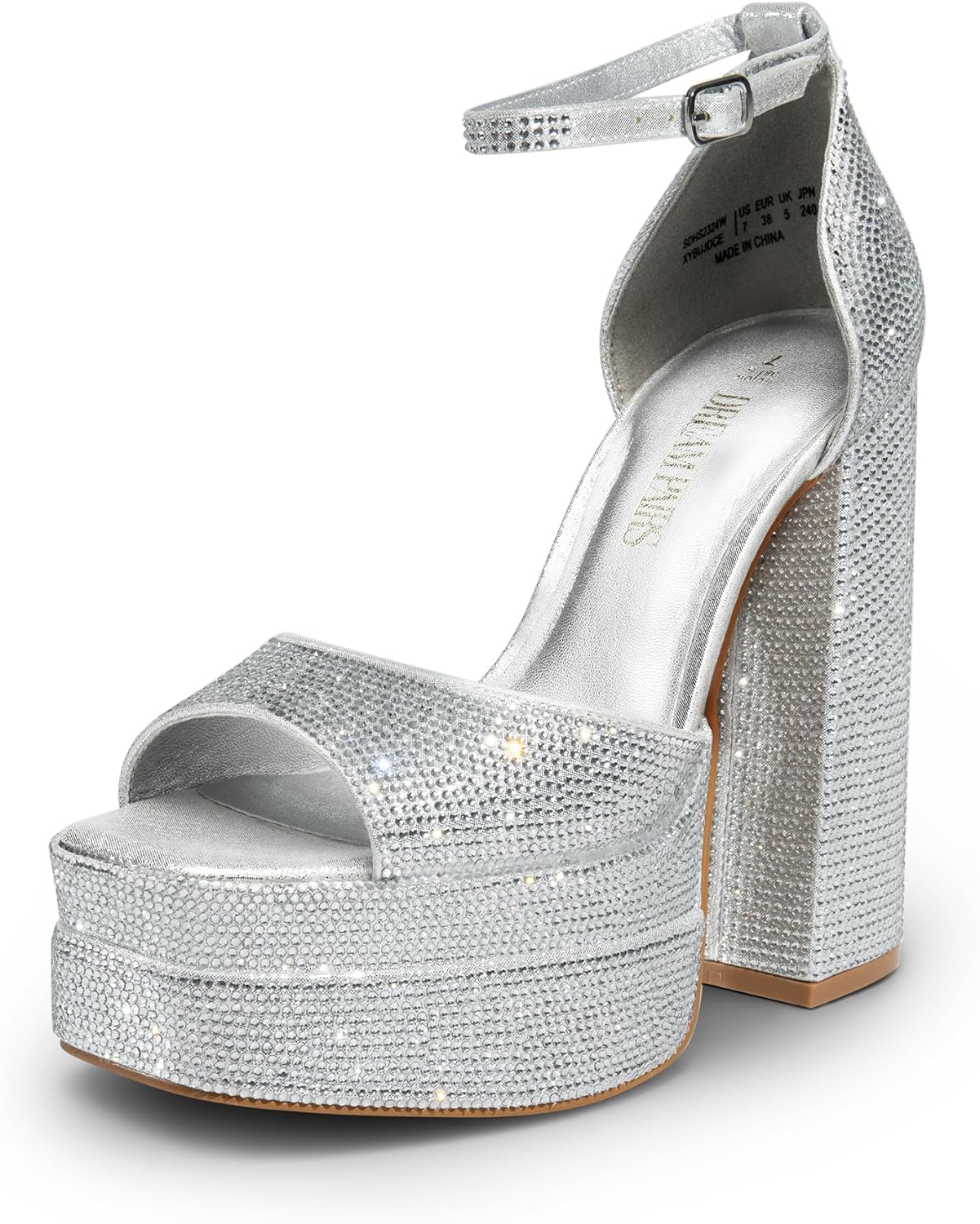 DREAM PAIRS High Heels, Special Chunky Block Platform Heels for Women, Innovativ...