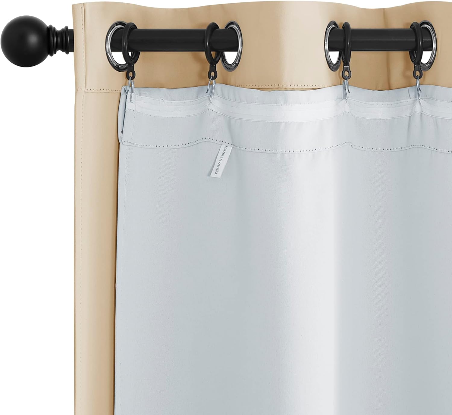 NICETOWN Thermal Insulated Blackout Liner, Special Blackout Curtain Liner for 72...