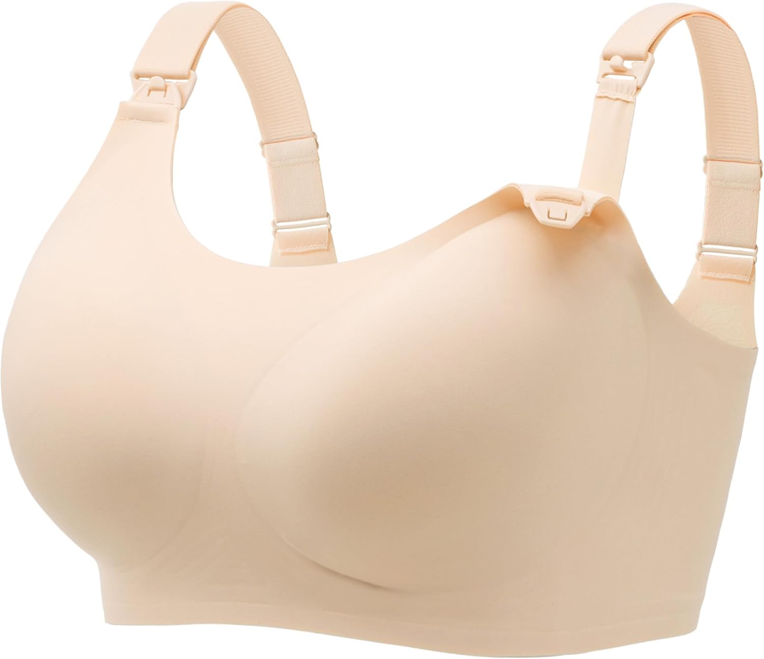 Angelhood Seamless Nursing Bra for Women Wire Free Full Coverage Nursing Bra T-S...