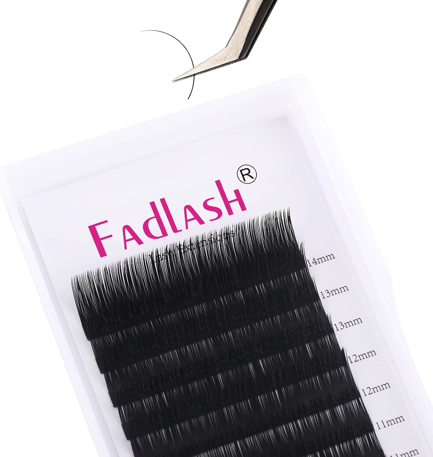 Eyelash Extensions 0.15mm L Curl Mix 8-14mm Fadlash Classic Lash Extensions 1:1...