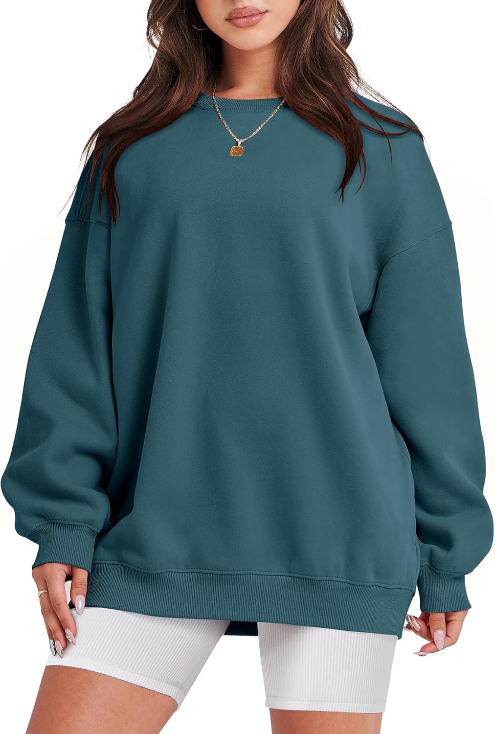 Special Caracilia Women Sweatshirts, High-Quality Crewneck Long Sleeve Oversized...