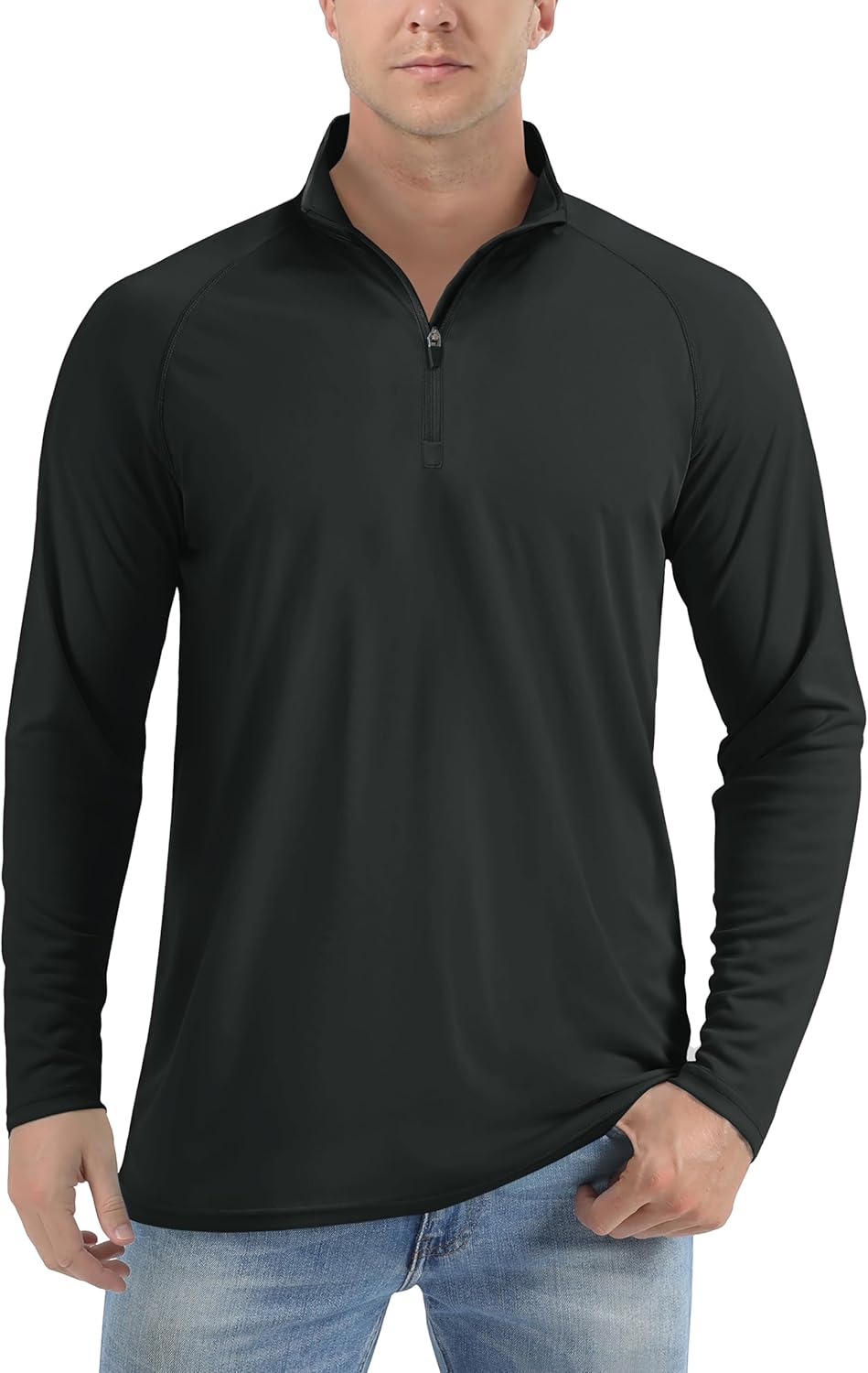 TACVASEN Men's UPF 50, Innovative Shirts With 1/4 Zip Up, Special Sun Protection...