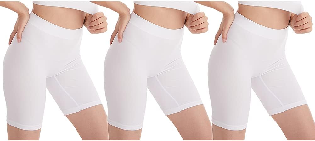 Amazingjoys Seamless Slip Shorts Women's Smooth Slip Panties for Under Dresses 3...