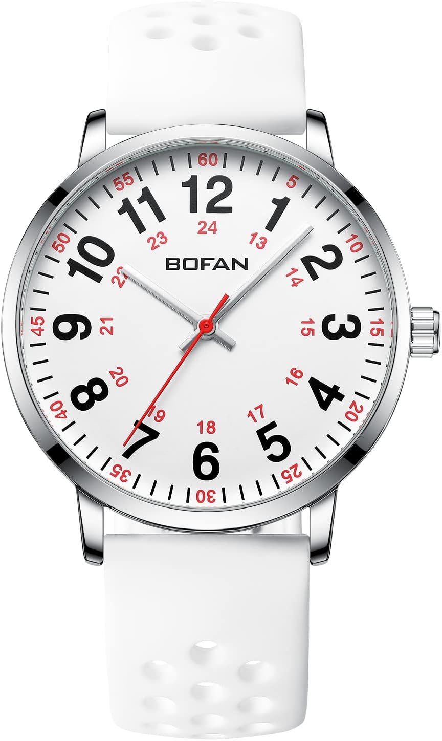 BOFAN Nurse Watch for Nurse,Medical Professionals,Students,Doctors with Easy to...