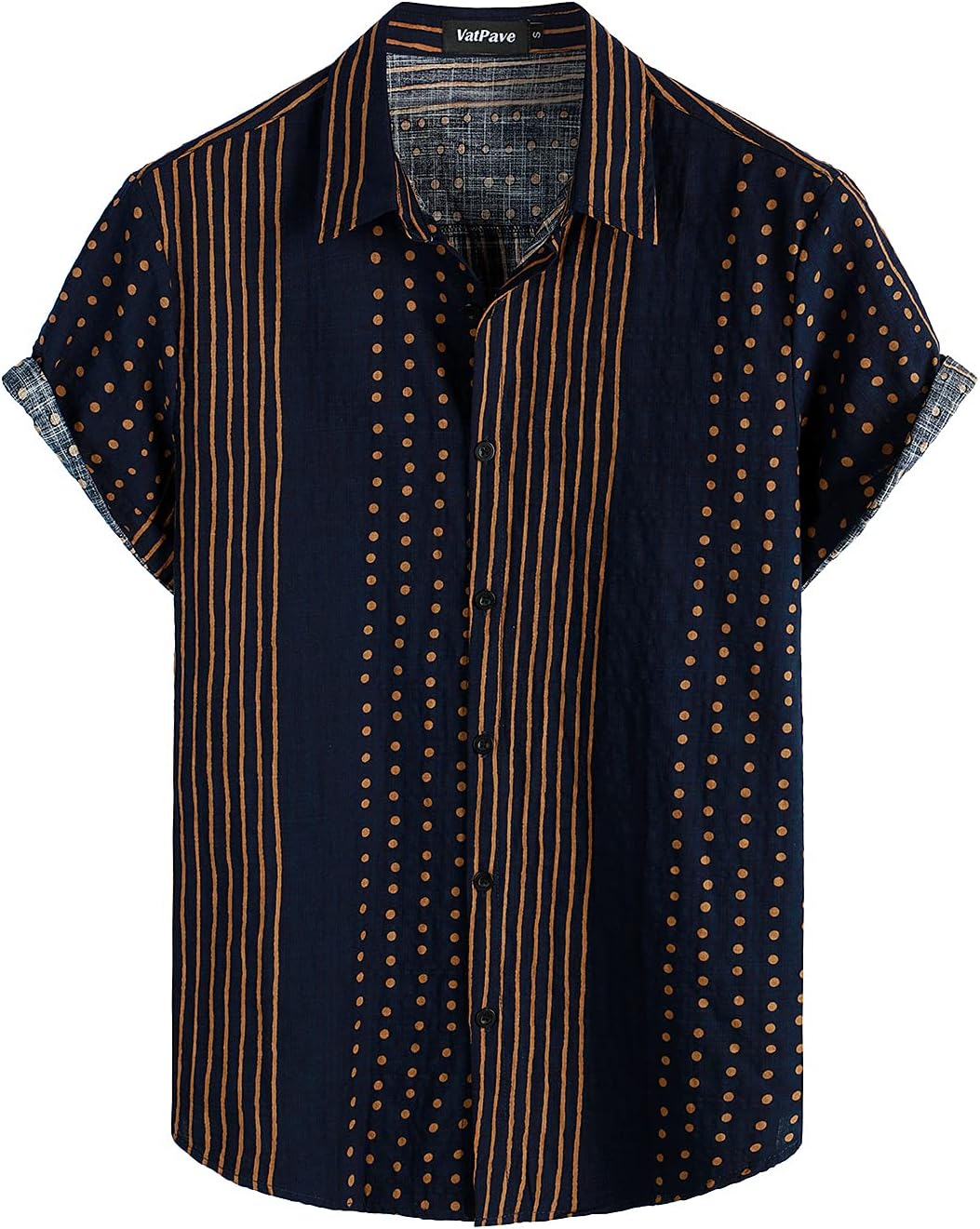 VATPAVE Mens Summer Tropical Shirts Short Sleeve Button Down Aloha Hawaiian Shir...