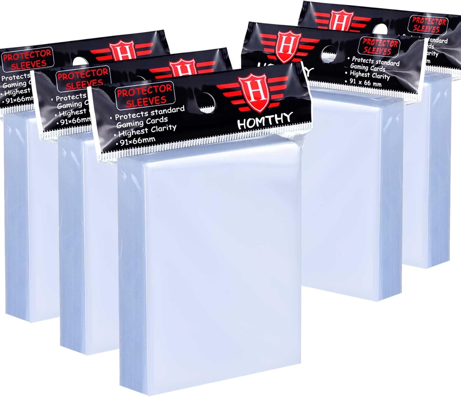 500 Counts Card Sleeves Toploaders for Trading Card, Soft Baseball Card Penny Ca...