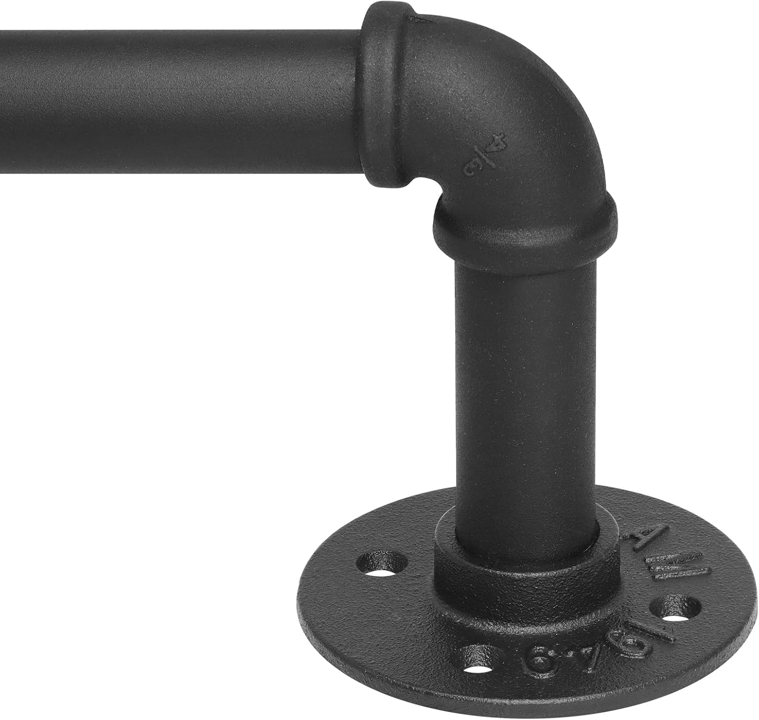 Refrze Blackout Curtain Rods for Windows 66 to 120 Inch, Industrial Curtain Rods...