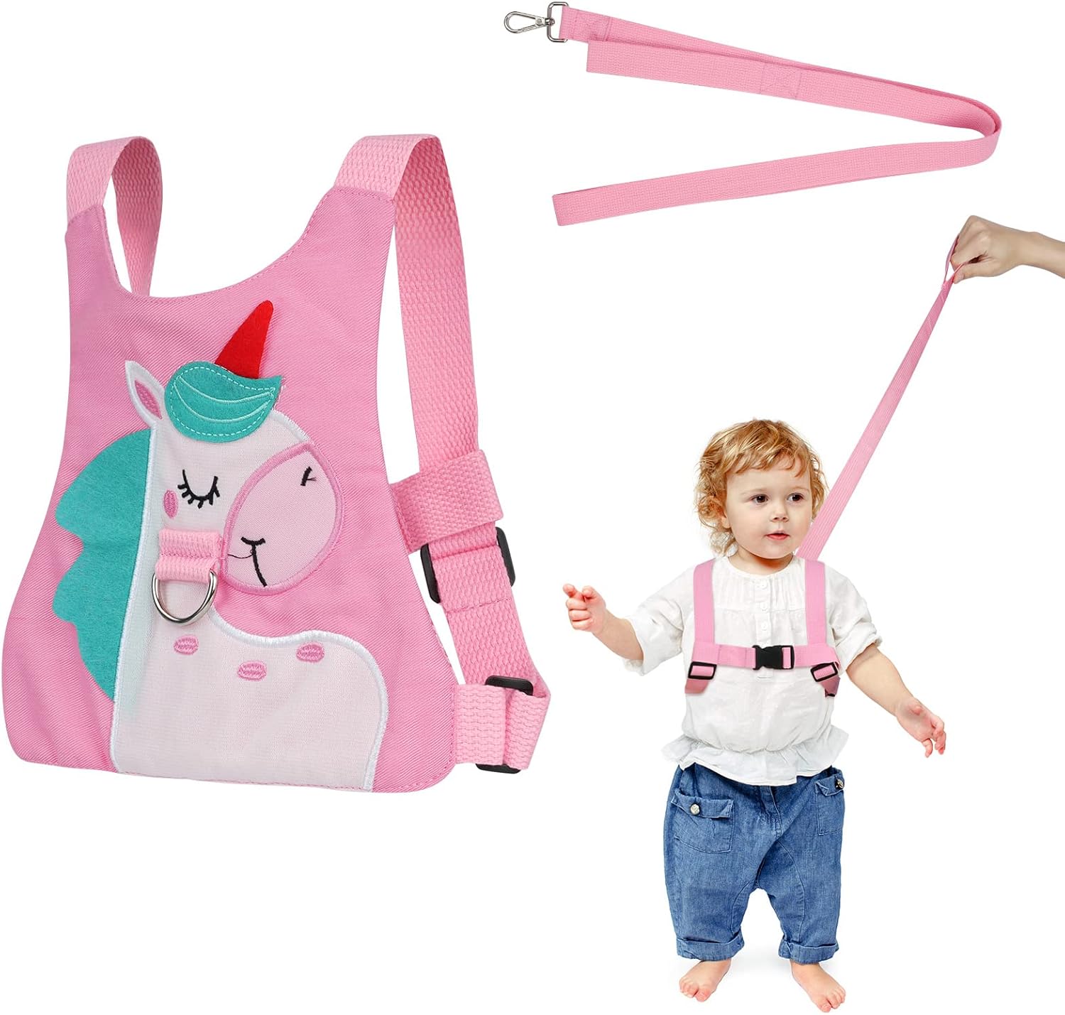 AOMIG Baby Reins, Baby Walking Reins and Toddler Safety Harness, Pony Baby Reins...