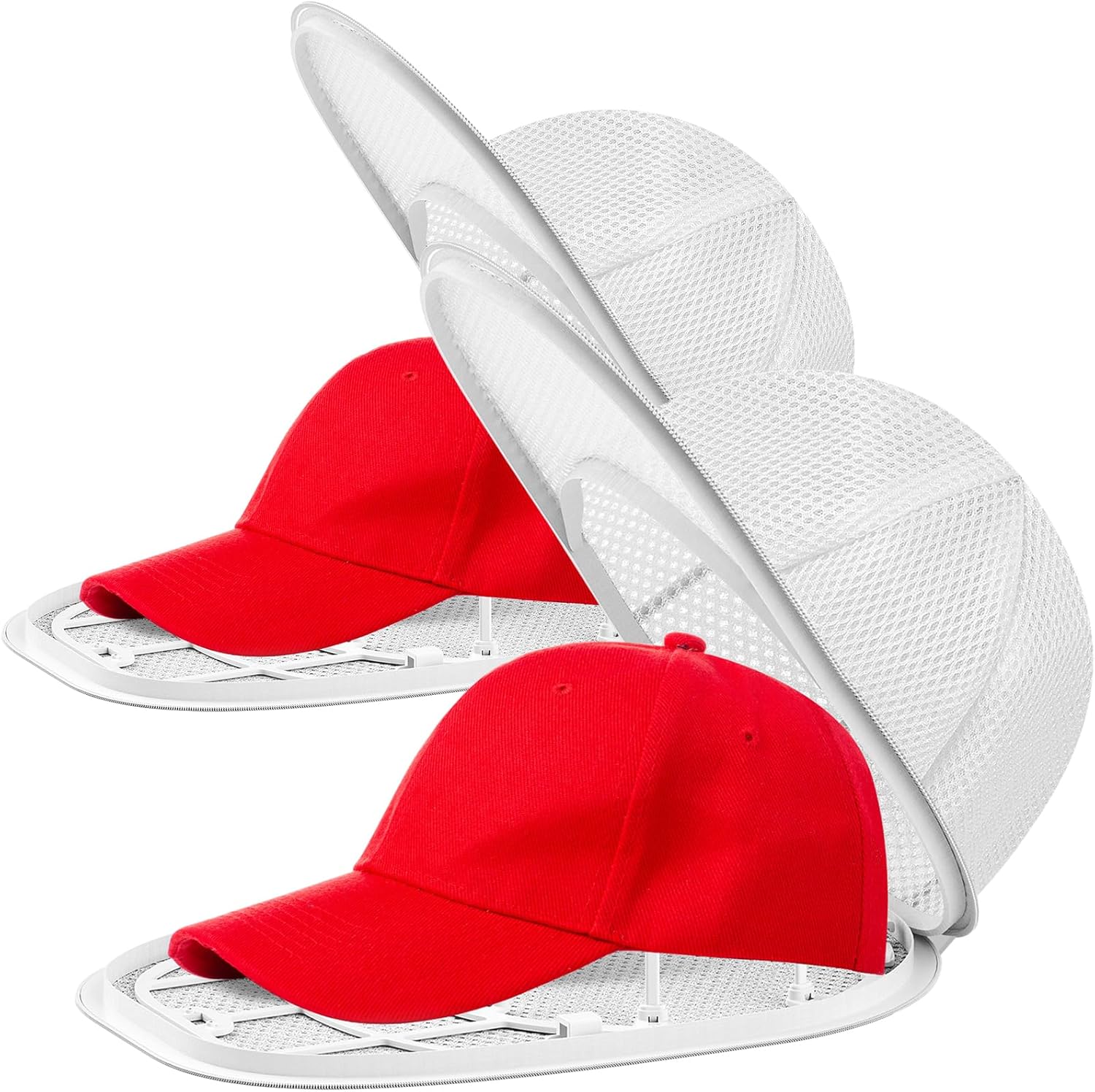 2 Pack Hat Washer Cage Hat Cleaner Hat Washer for Baseball Caps for Washing Mach...