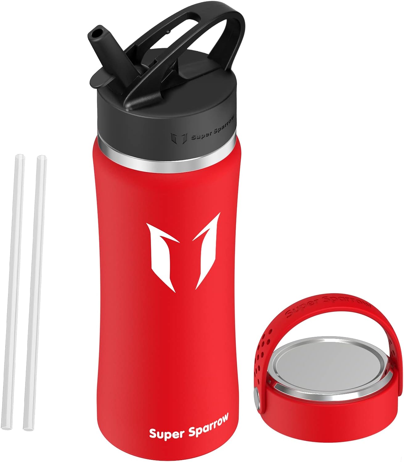 Super Sparrow Stainless Steel Water Bottle - Metal Water Bottle Wide Mouth - 500...