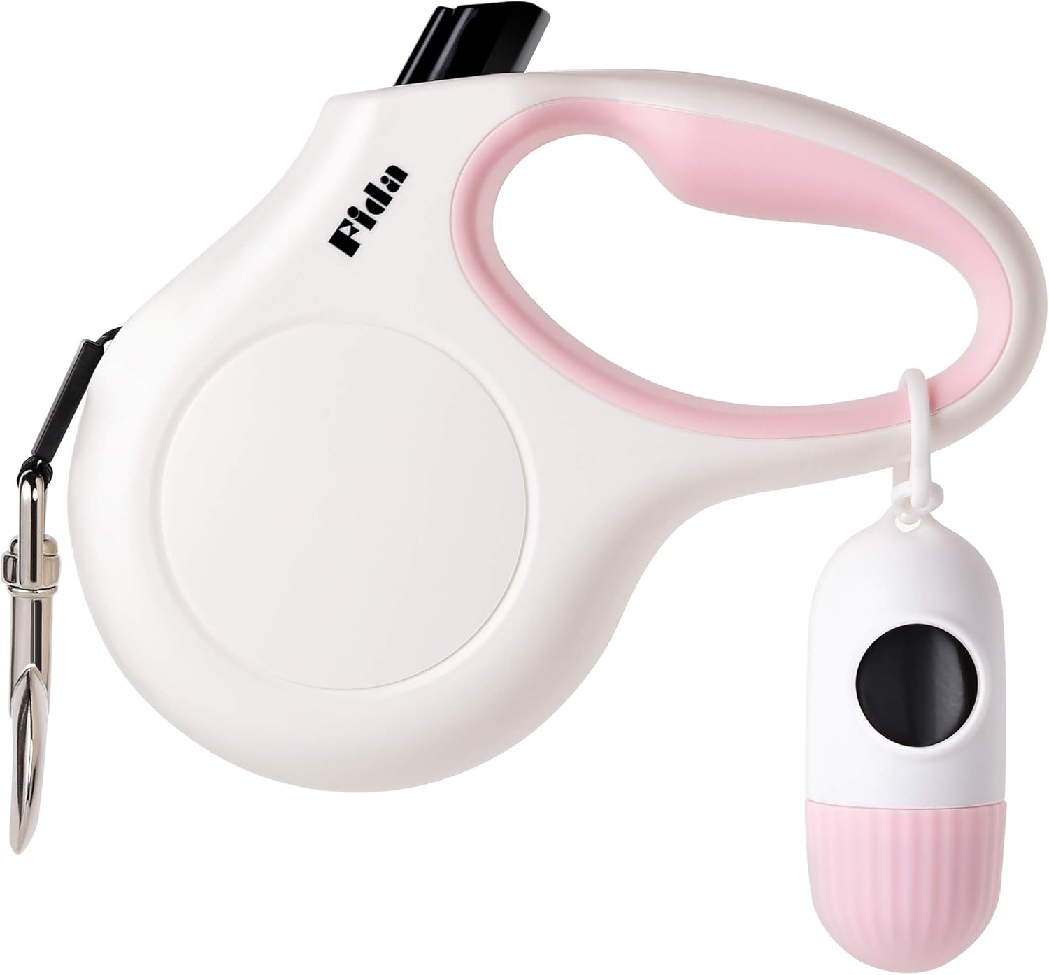 Fida Retractable Dog Leash, Special Pet Walking Leash with Dispenser and Poop Ba...