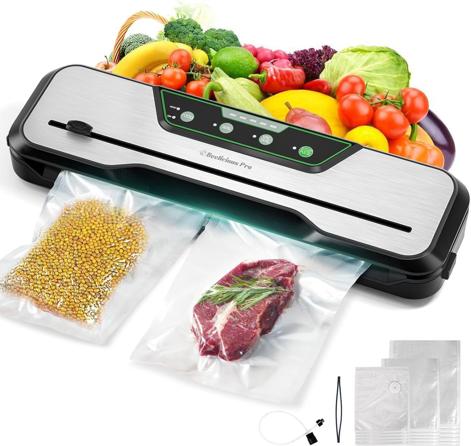 Automatic Food Vacuum Sealer Machine | Beelicious...