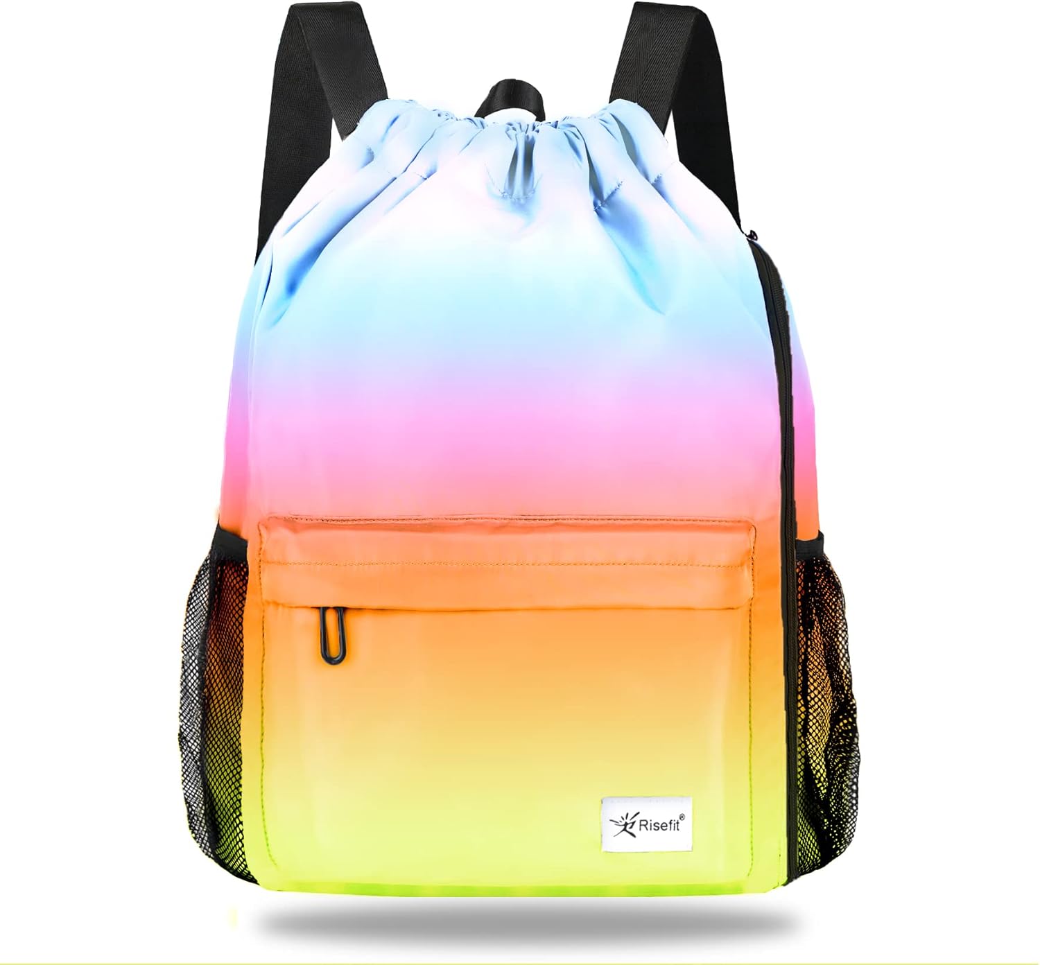 Risefit Waterproof Drawstring Bags String Backpack, Swim Bags PE Gym Bags Sports...