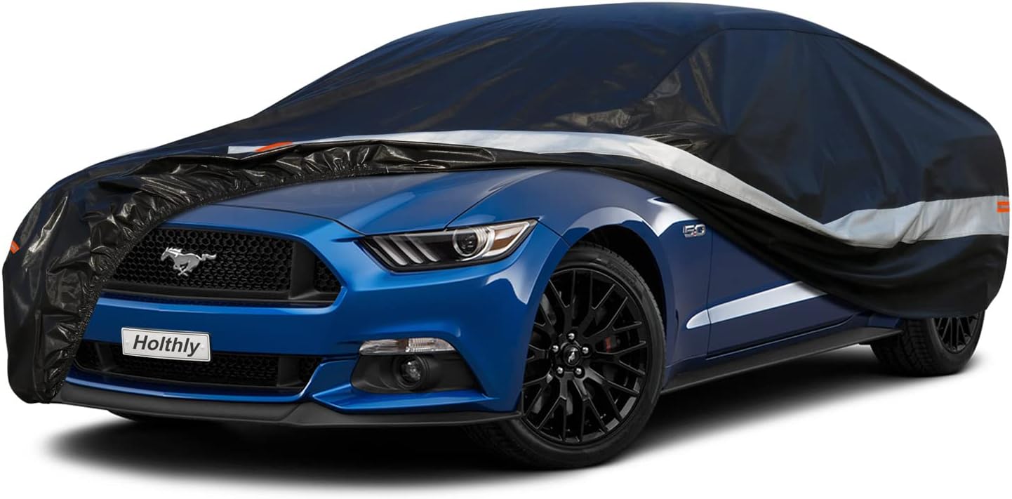 10 Layers Coupe Car Cover Waterproof All Weather for Automobiles,100% Waterproof...