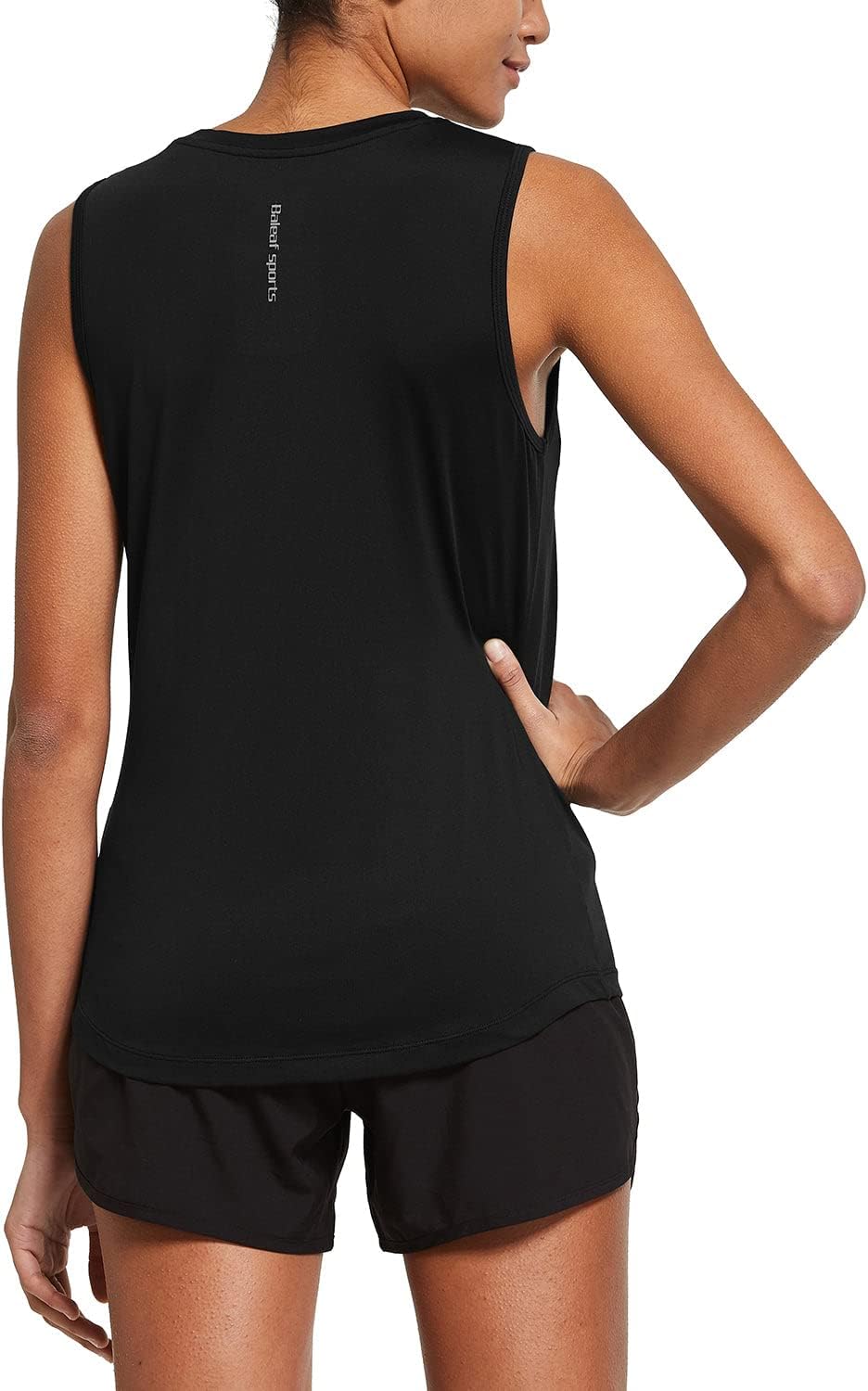 BALEAF Workout Tank Tops for Women Sleeveless Running Loose Fit Yoga Tops Active...