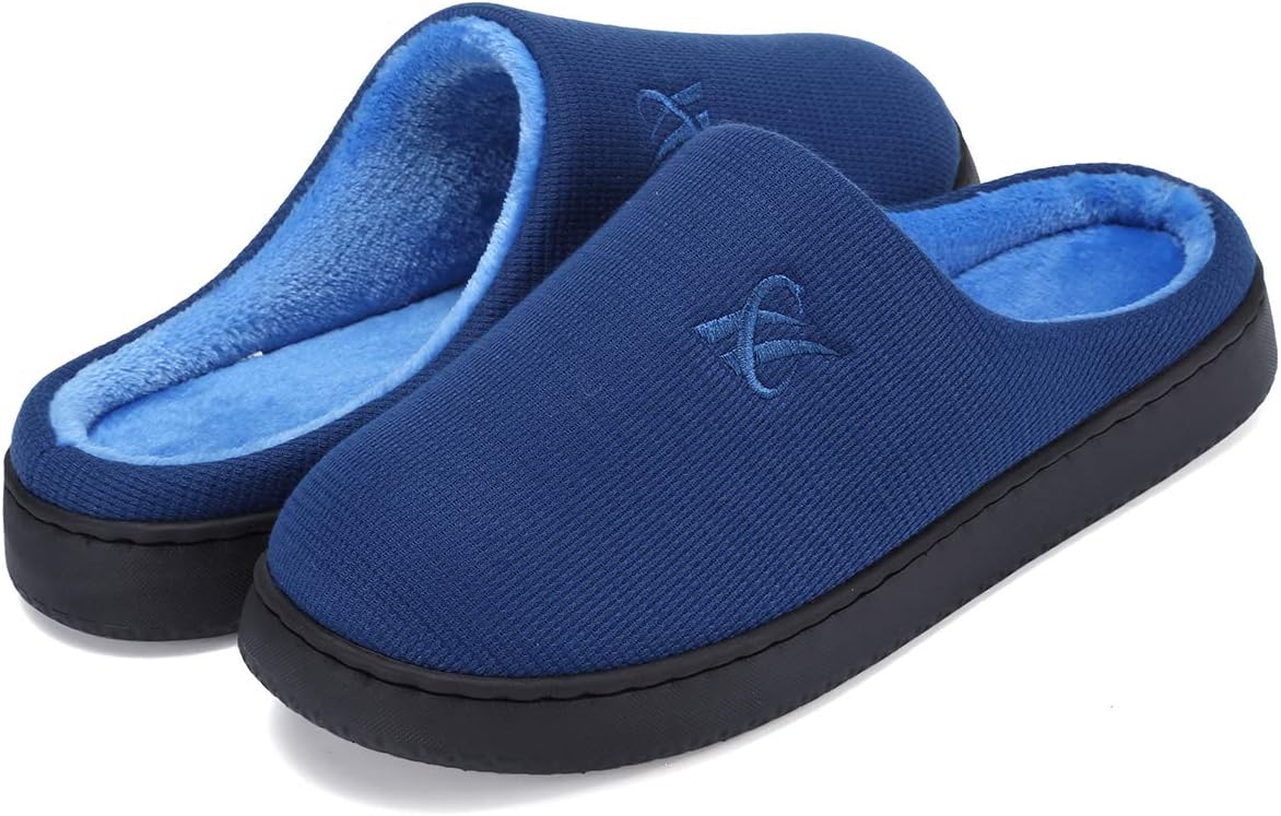 Memory Foam Slippers for Women's and Men's Casual House Shoes 7-8 Women/5-6 Men...
