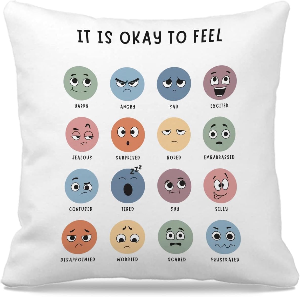 Nogrit Counseling Office Must Haves Throw Pillow Cover, Special Calming Corner D...