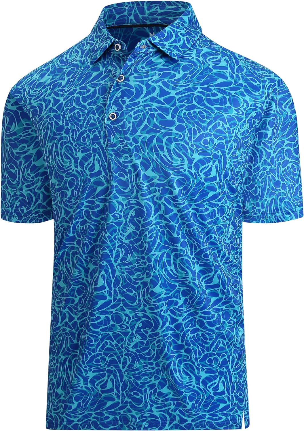 Damipow Premium Golf Shirts for Men Dry Fit Performance Polo Short Sleeve Collar...