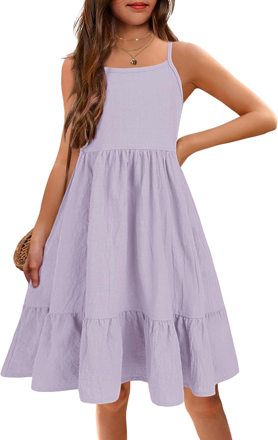 Arshiner Girl's Summer Sundress, Special Sundress with Spaghetti Strap, Stylish...