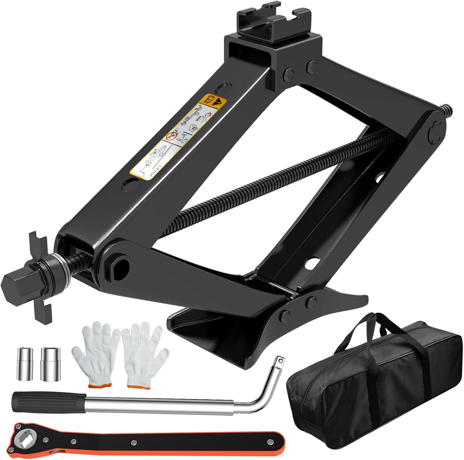 IMAYCC Scissor Jack for Car 3 Ton (6614 lbs),Heavy Duty Car Jack kit with Lug Wr...