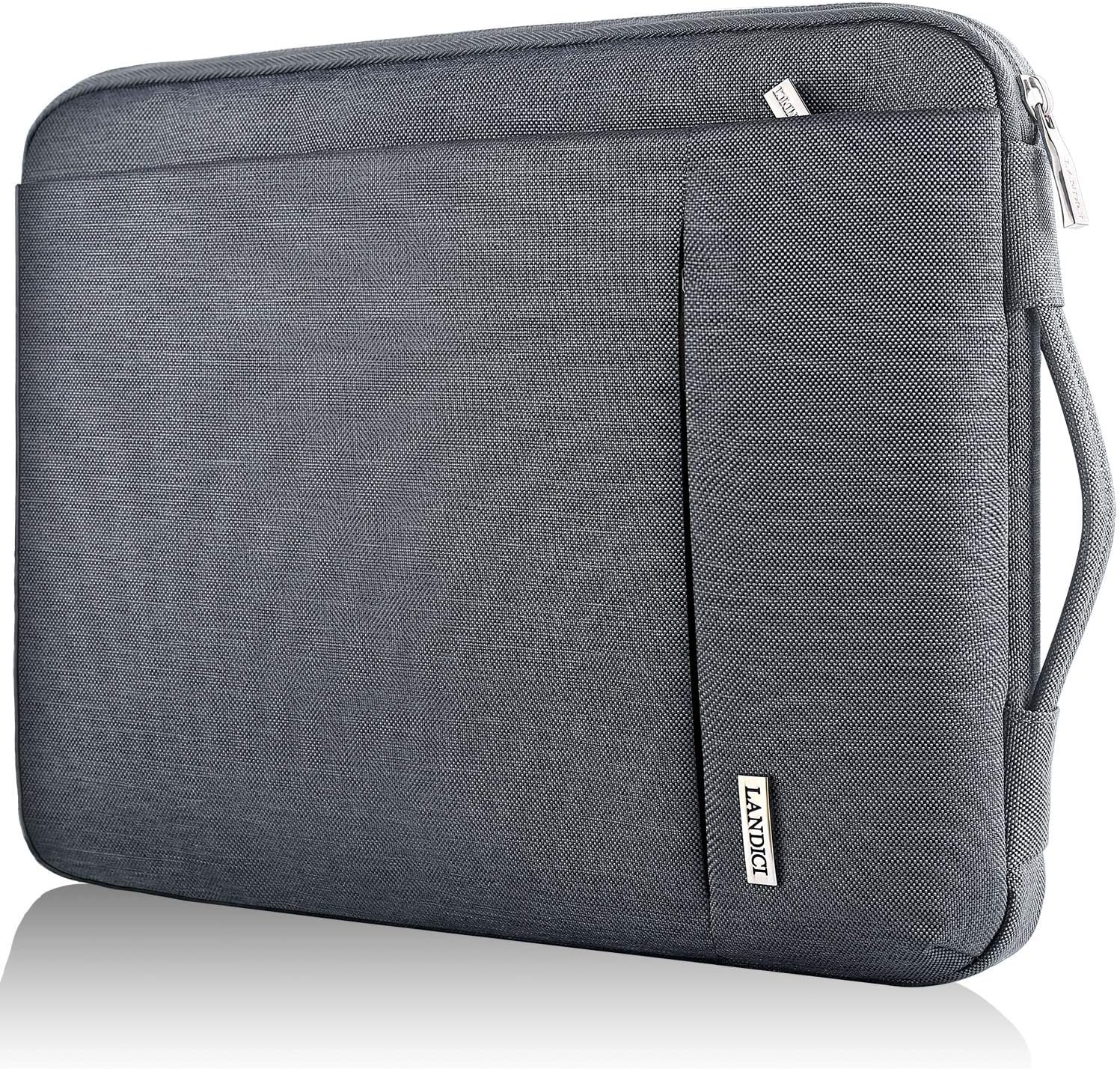 Landici 360°Protective Laptop Sleeve Case 15.6 Inch, Waterproof Computer Bag Cov...