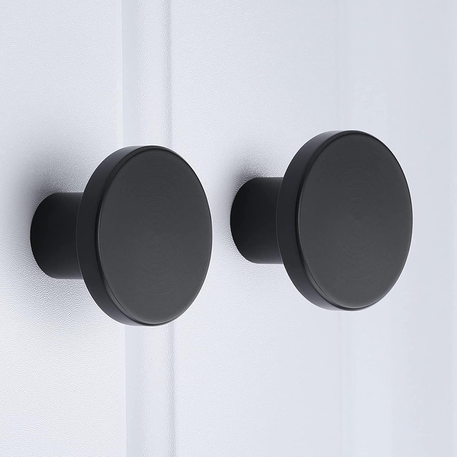 goldenwarm 10Pack Cupboard Knobs Black Door Knobs Black Cabinet Knobs -LS7069BK...