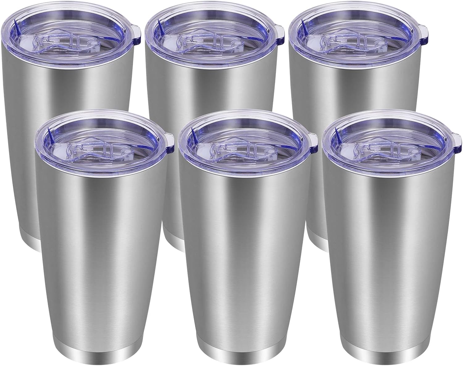 VEGOND 20oz Tumbler with Lid and Straw Stainless Steel Tumbler Cup Bulk Vacuum I...