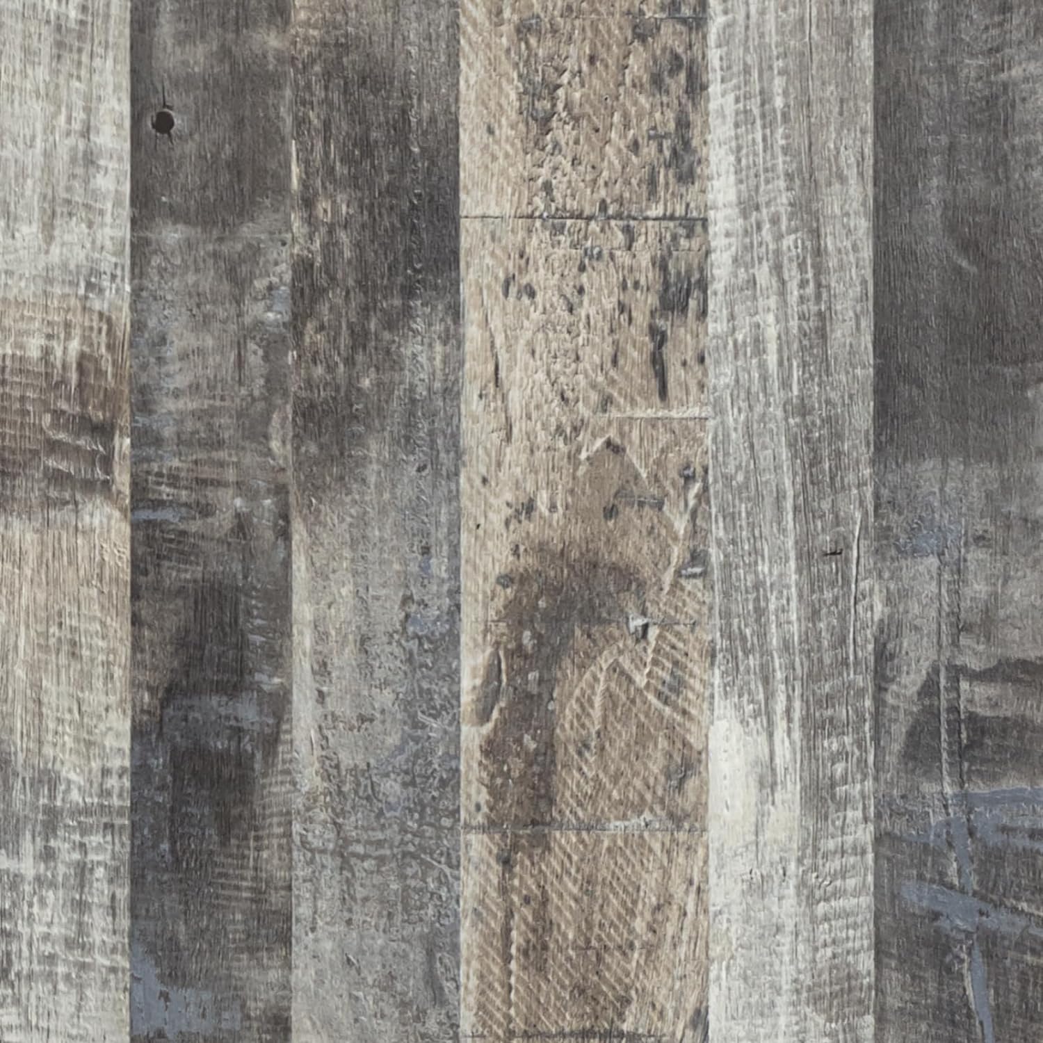 Abyssaly Wood Effect Sticky Back Plastic Roll, Grey Vinyl Wrap Self Adhesive Wal...