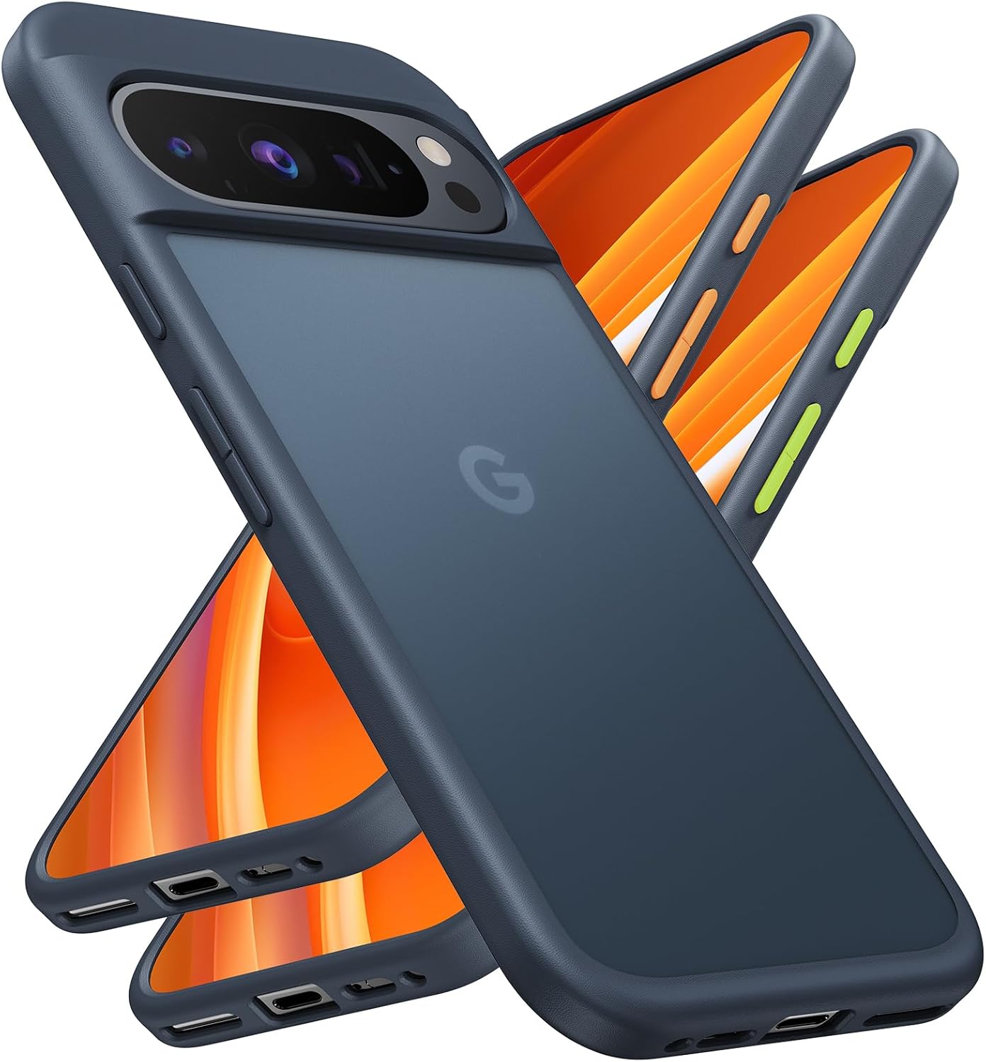 TORRAS Shockproof Case for Google Pixel 9 Pro XL, Special Translucent Slim Prote...