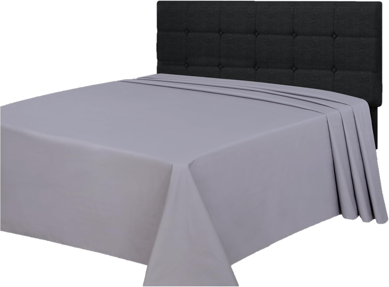 Funky Gadgets King Size Flat Sheet 100% Egyptian Cotton Bed Sheets 300 Thread Co...