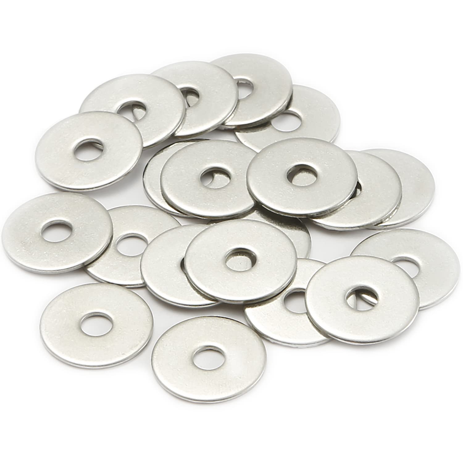 AMLOOPH M6 Washers, Special Metal Flat Penny Washers for Durability, High-Qualit...