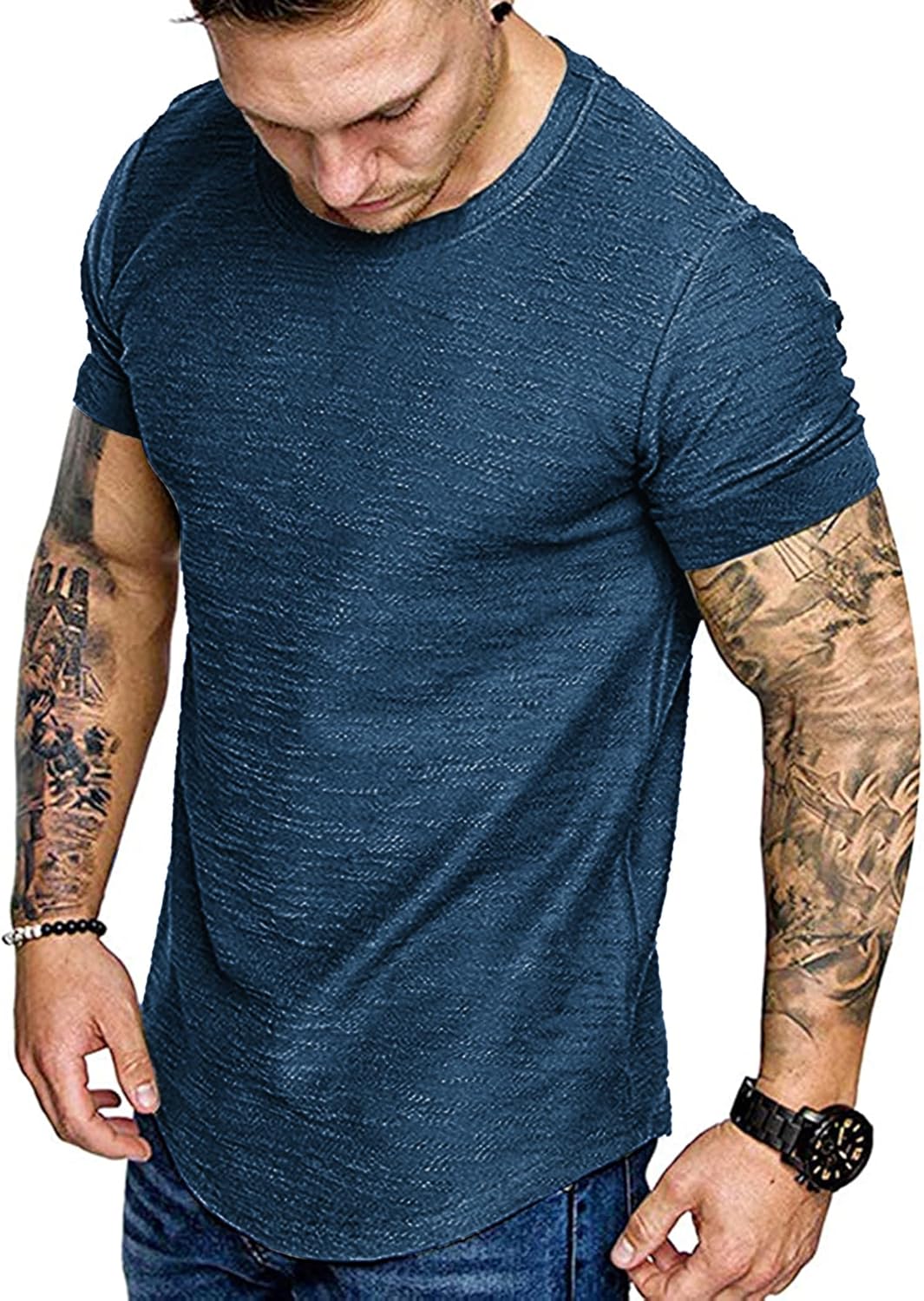 Special COOFANDY Men Muscle Workout T Shirt, High-Quality Gym Bodybuilding Activ...