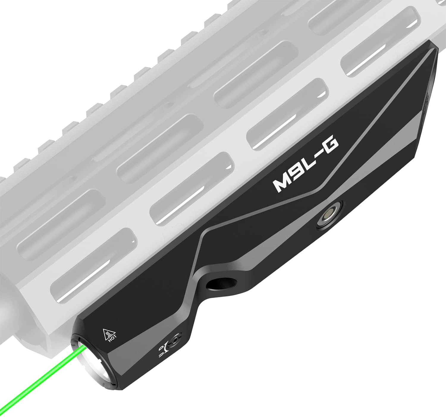 Votatu M9L-G 1600 Lumens Light Laser Combo Compatible with M-Lok Rail Surface, T...