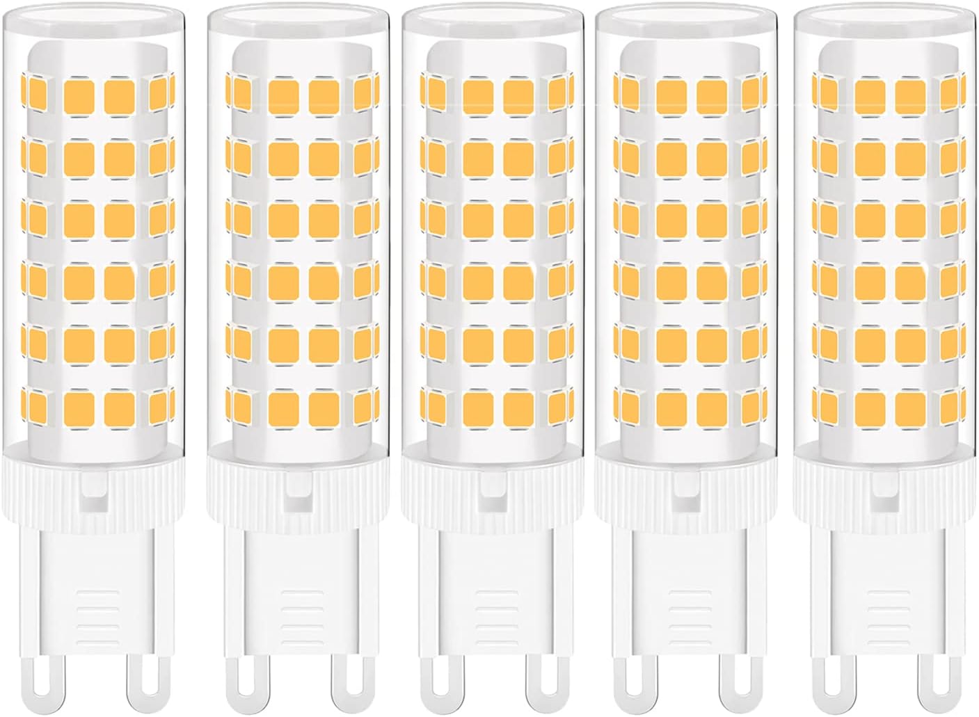 YUANHENLIZ 7W G9 LED Bulbs Warm White Energy Saving Lamp 360 ​​° Degree Beam Ang...